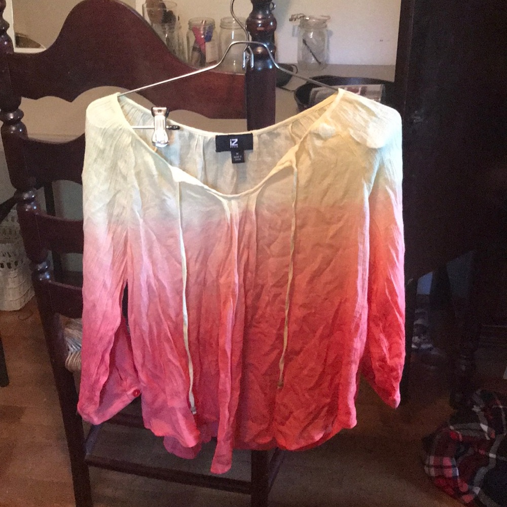 Yellow/Orange Ombré Top